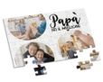 Puzzle A4 con grafica con cerchi e scritta