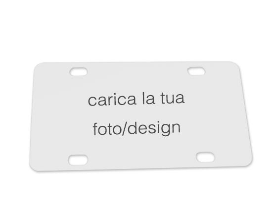 crea targa personalizzata