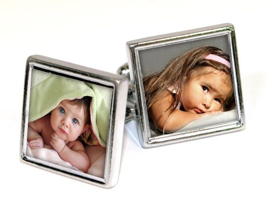 Gemelli personalizzati quadrati con foto bimbe