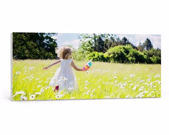 Formato panoramico per la realizzazione di stampa su tela personalizzata