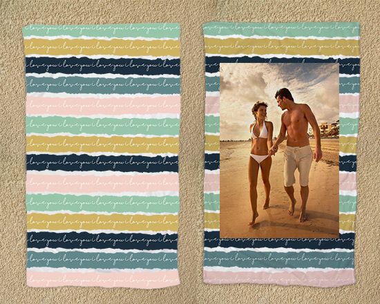 Telo mare 90x150 Romantic bands