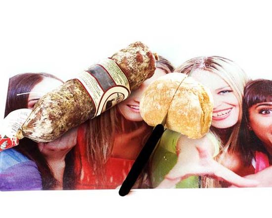 Elegante tagliere in vetro temperato