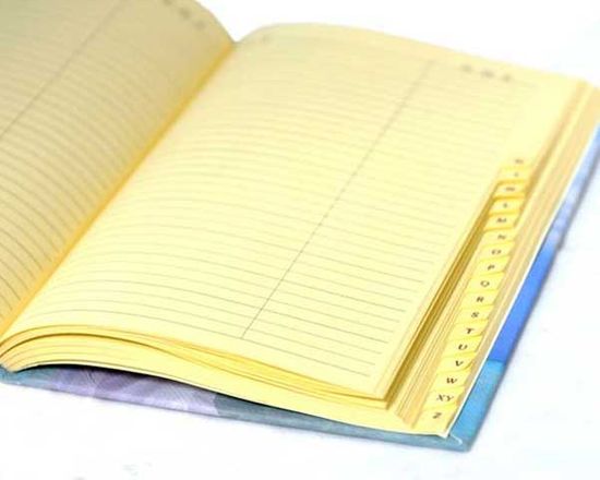 Rubrica telefonica con stampa della foto sulla copertina