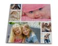 puzzle quadrato in masonite con stampa collage di immagini