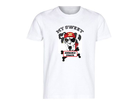 Il pirata stilizzata per la tua originale maglia
