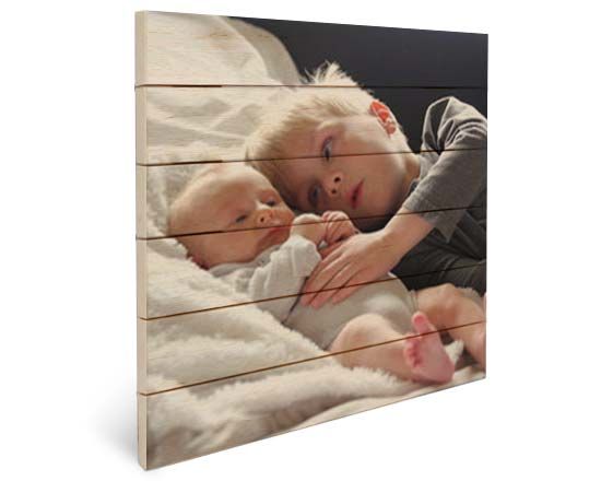 Stampa su listelli in legno 48x48 cm