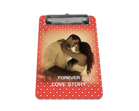 Portablocco a5 con grafica con cuori