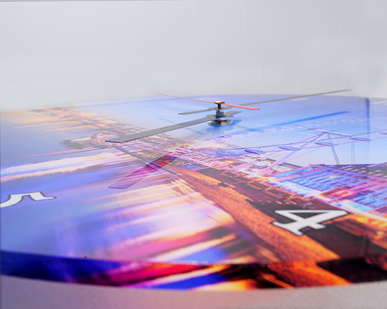 bordo orologio con finitura lucida