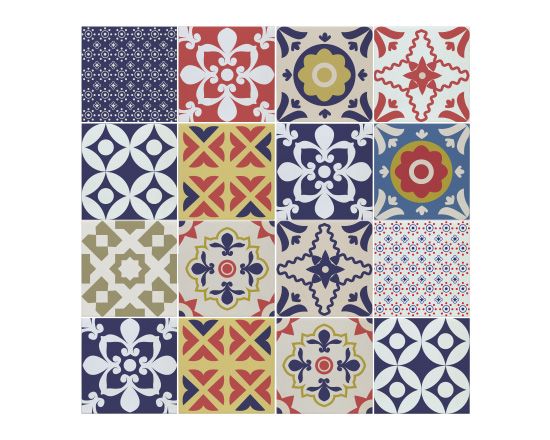 personalizza mosaico su piastrelle