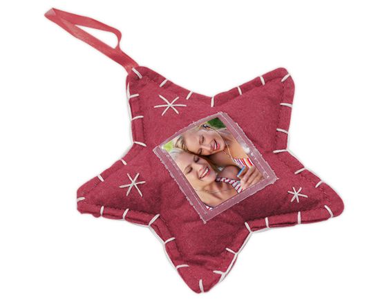 stampa stelle in feltro per albero