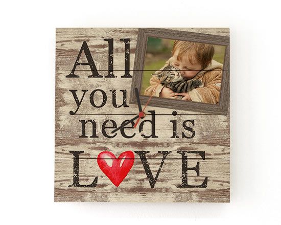 Orologio su listelli in Legno need Love