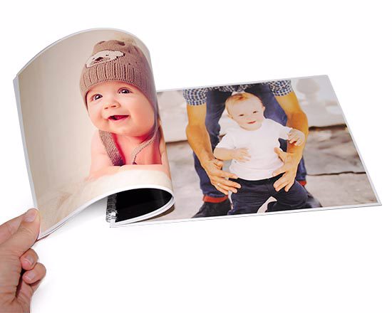 Fotolibro personalizzato con copertina morbida e rilegatura spirale