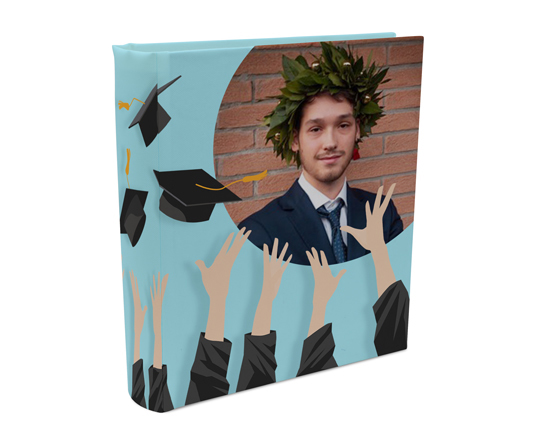 Album con Tasche 16x20 lancio cappellini laurea