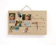 personalizza Orologio su listelli in Legno Love Collage