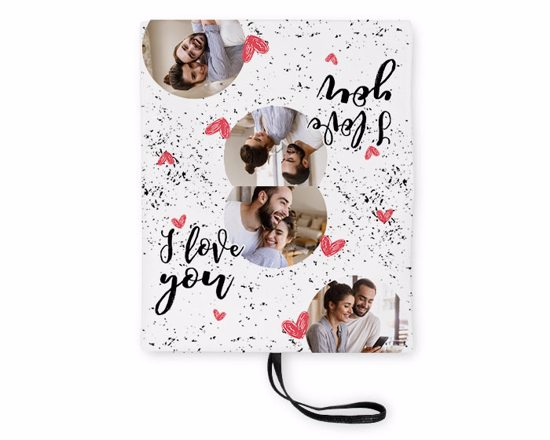 Portatabacco personalizzato sia sul fronte che sul retro, con immagini diverse