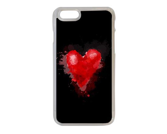 Cover iPhone 6 con cuore rosso