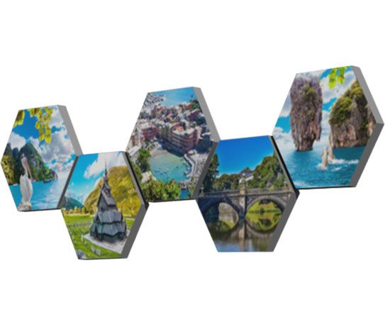 Alveoli a 5 pannelli in kapafix