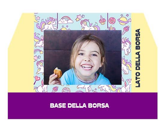 Borsa Mare COLOR "Unicorno" Da Personalizzare Con Nome - 13
