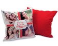 Cuscino poliestere con quattro riquadri