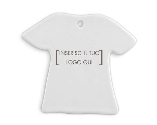 Decorazione Ceramica Magliettina Logo
