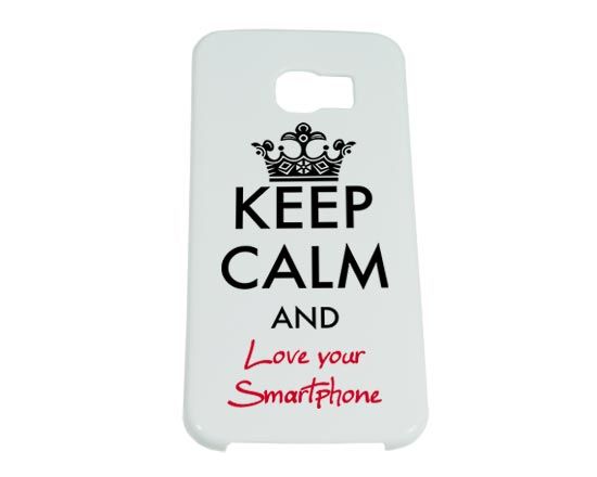 La cover con il Keep Calm stilizzato in nero