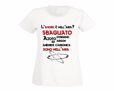 T-shirt donna in cotone Amore o azoto