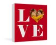Tele quadrate congrafica love