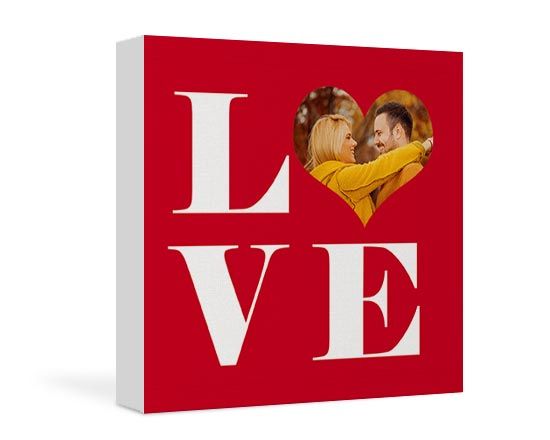 Tele quadrate congrafica love