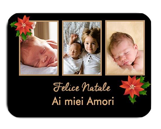 La camalita natalizia collage
