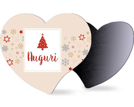 Calamita cuore Fantasia di Natale