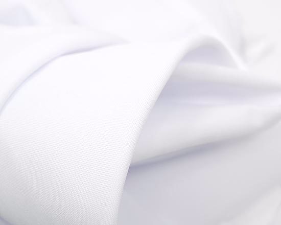 dettagli grembiule - tessuto in poliestere bianco