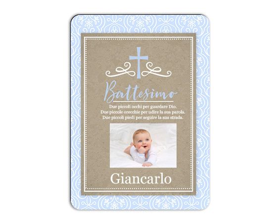 Calamita Rettangolare 9x7 Elegant baptism