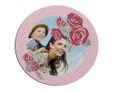 Crea puzzle rotondo Rose con pois