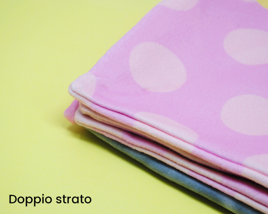 coperta in pile 150x220 cm doppio strato