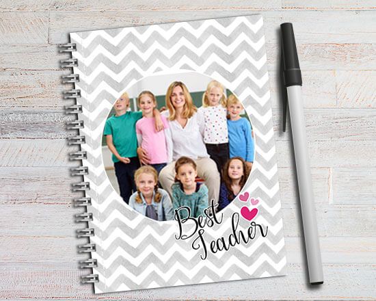 Agenda personalizzata con grafica chic