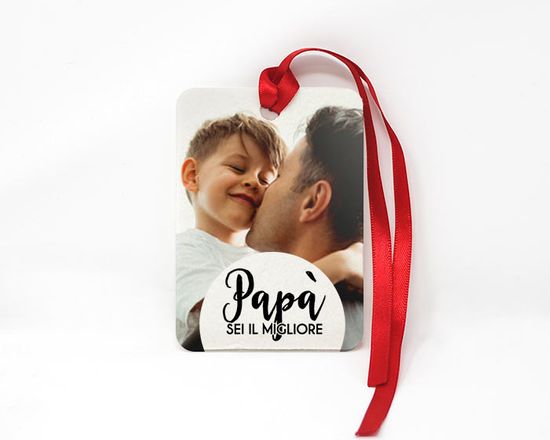 Targhetta Rettangolare in Feltro Miglior papà