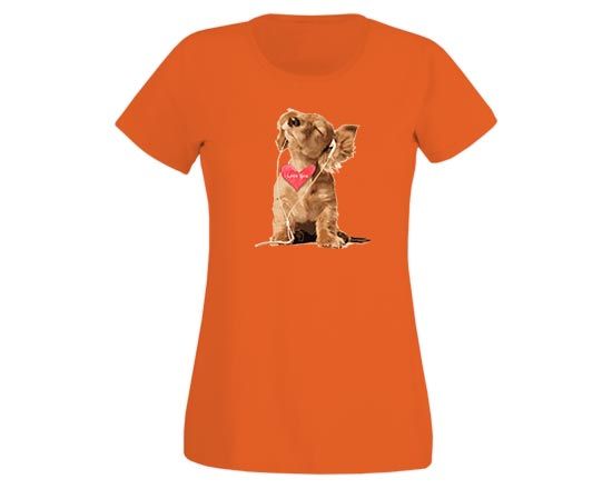 Il piccolo cagnolino per la tua maglietta