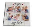 Puzzle legno quadrato Dad hero