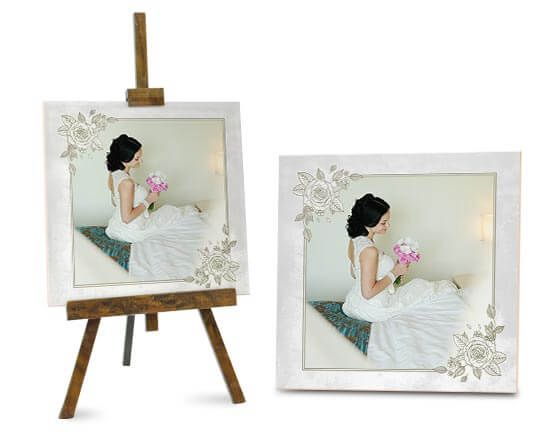 Mattonella arredo con grafica con cornice