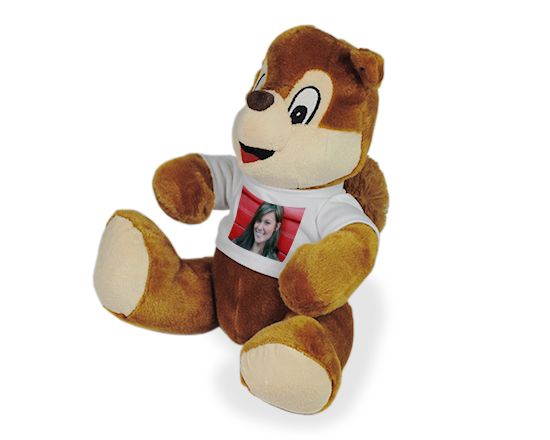 crea peluche scoiattolo personalizzato