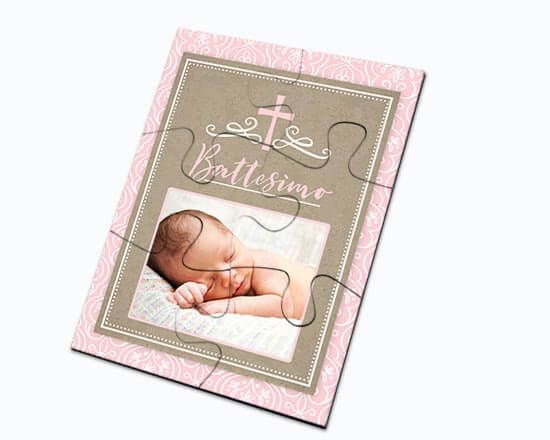 Puzzle magnetico nel colore rosa
