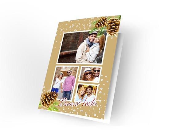 Una preziosa cards per il tuo Natale