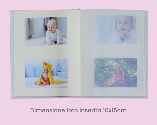 Album foto 24x30 cm interno con foto 10x15 cm