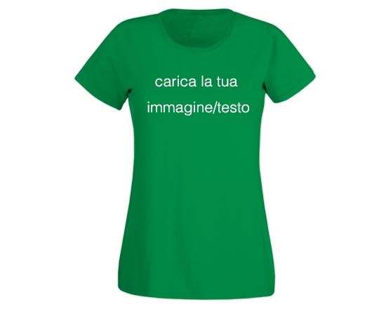 T-shirt donna in cotone personalizzata