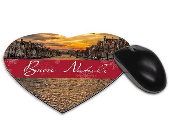 Mouse tappetino cuore Red Christmas