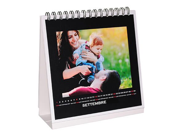 calendario da tavolo conb foto famiglia