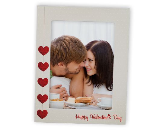 cornice foto cinque cuori rossi