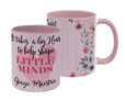 Tazza panoramica con cuore rosa