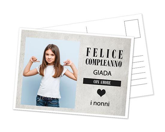 Cartolina Felice compleanno