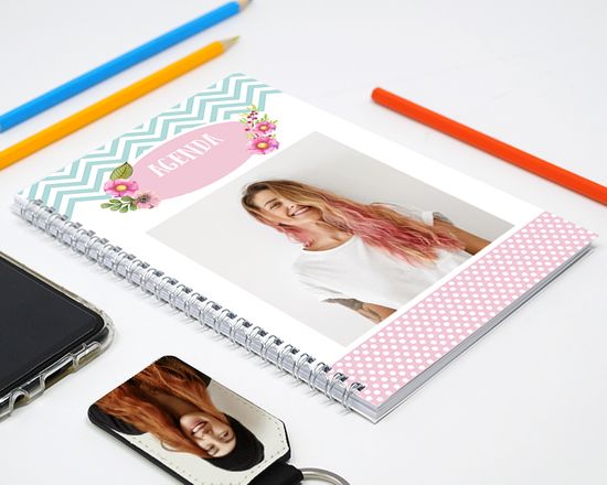 Agenda settimanale a spirale con Foto